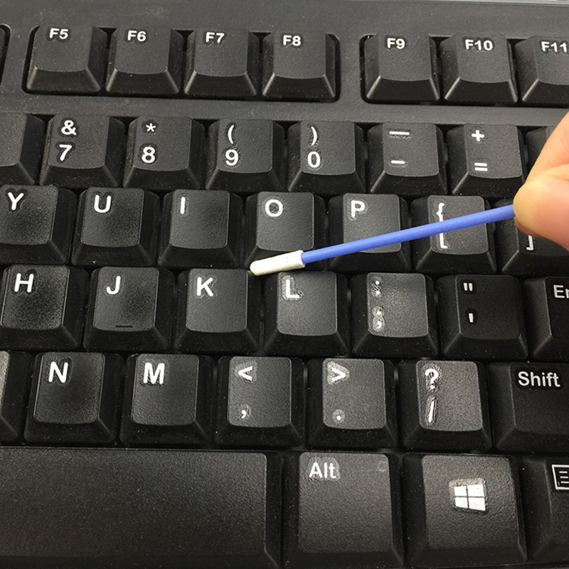 Aperto-cellula spumam tip swabs